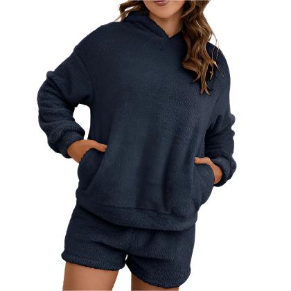 Hooded Sweater Suit Casual Home Wear - CLOTHFN