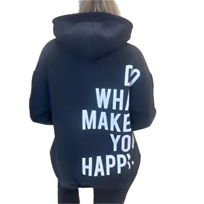 Women Hoodies Do What Makes You Happy - CLOTHFN