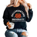 Women Hoodies Fashion Print Round Neck Sweater - CLOTHFN