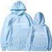 Women Hoodies Fleece-lined Plain Letter Print Pocket Drawstring Print - CLOTHFN