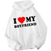 Women Hoodies  I Love My Boyfriend Girlfriend Hoodie - CLOTHFN