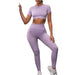 Women yoga Sport Set Fitness Running Leggings - CLOTHFN