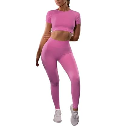 Women yoga Sport Set Fitness Running Leggings - CLOTHFN