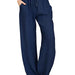 Women's Casual Cotton And Linen Loose Yoga Pants - CLOTHFN