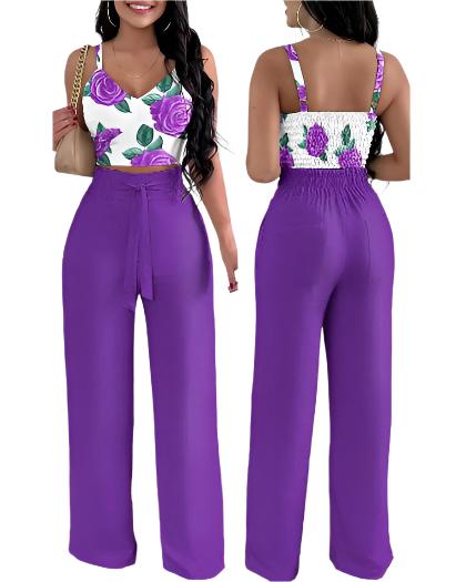 Women's Clothing Fashion Suspenders Two-piece Suit - CLOTHFN