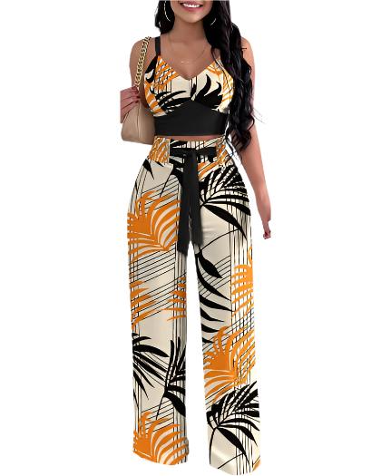 Women's Clothing Fashion Suspenders Two-piece Suit - CLOTHFN