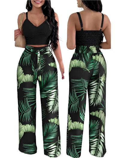 Women's Clothing Fashion Suspenders Two-piece Suit - CLOTHFN