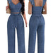 Women's Clothing Fashion Suspenders Two-piece Suit - CLOTHFN