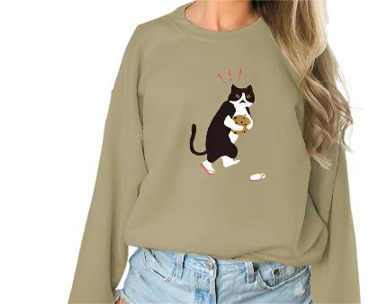 Women's Hoodies Long Sleeved Sweatshirt - CLOTHFN