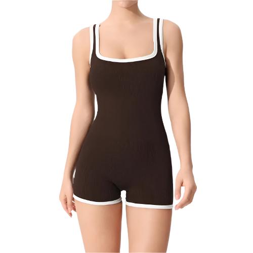 Women's Seamless Fitness Sports Jumpsuit - CLOTHFN