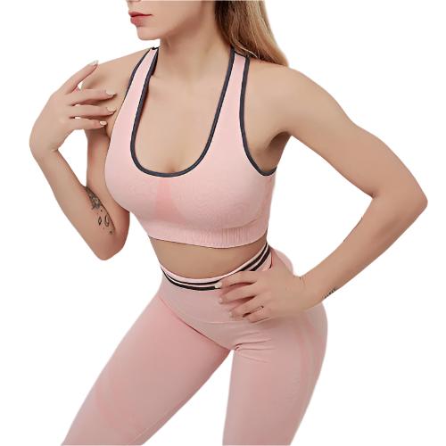 Women Workout Activewear Sports-Bra Outfit Leggings Seamless Fitness High-Waist New Gym - CLOTHFN