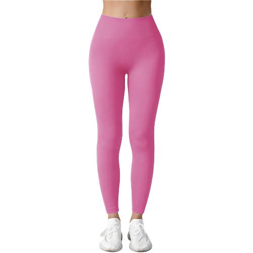 Women's Tight High Elastic Running Sports Thread High Waist Yoga Pants - CLOTHFN