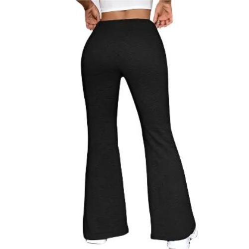 Women's Yoga Exercise Pants - Casual Flared Style - CLOTHFN