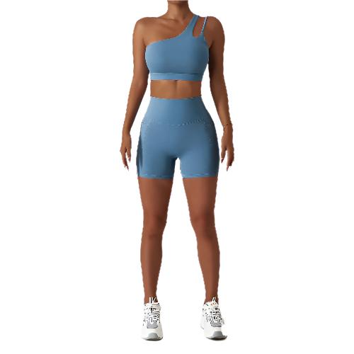 Yoga Clothing Women's Pocket Running Sports Suit - CLOTHFN