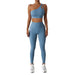 Yoga Clothing Women's Pocket Running Sports Suit - CLOTHFN