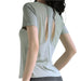 Yoga Gym Clothes Sports Top Women's Short Sleeve - CLOTHFN