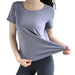 Yoga Gym Clothes Sports Top Women's Short Sleeve - CLOTHFN