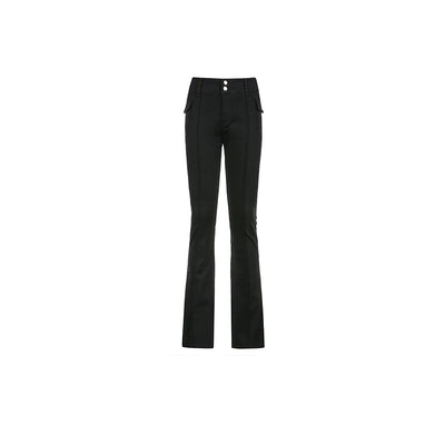 Women Retro Slim Pants Casual Pants - CLOTHFN